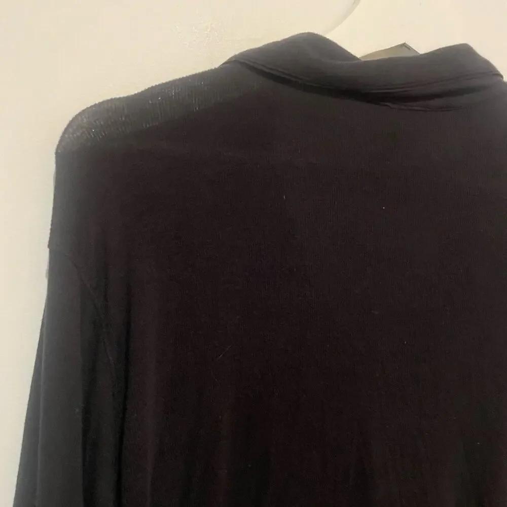 Black Long Sleeve Pajama top Victoria secret‎ xl